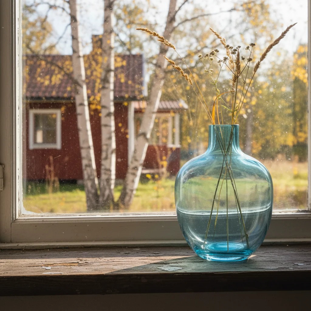Die berühmte Aalto-Vase (Savoy-Vase) aus Glas