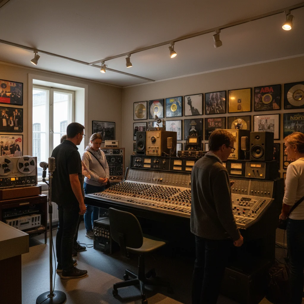 Rekonstruktion des Polar Studios im ABBA Museum