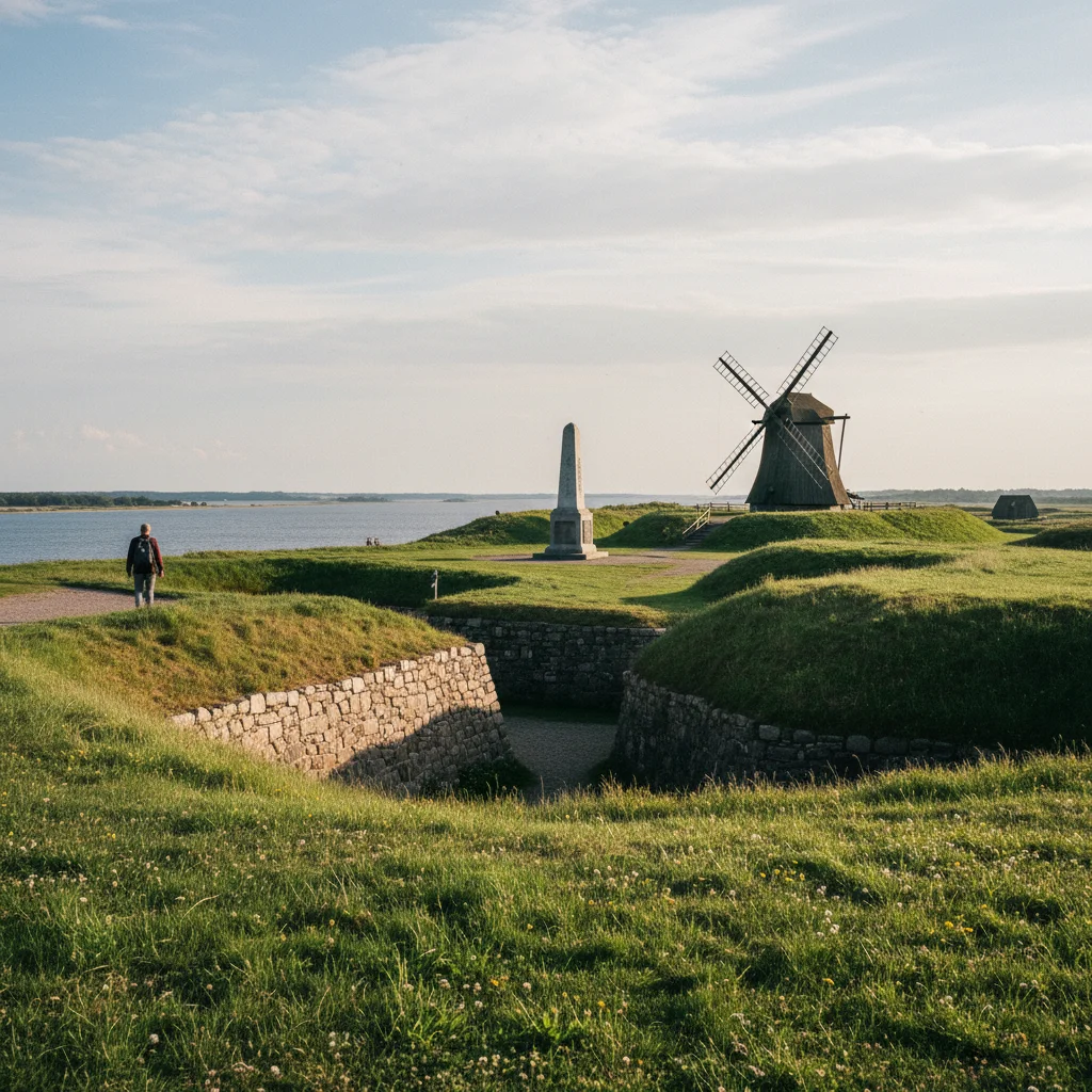 Die historischen Düppeler Schanzen auf der Insel Als mit Gedenkstätte