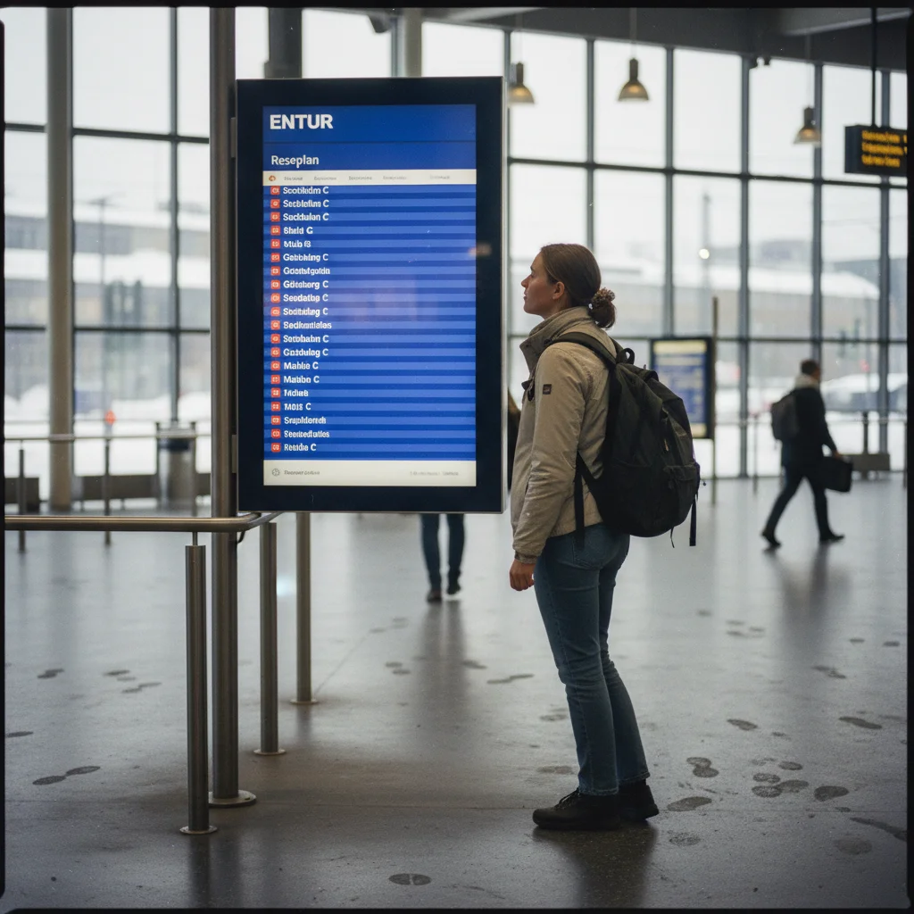 Öffentlicher Nahverkehr in Norwegen mit Bus und Fähre