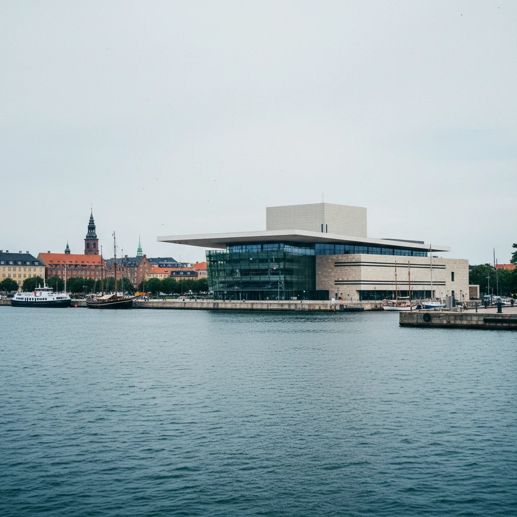 Die Königliche Oper am Hafen von Kopenhagen
