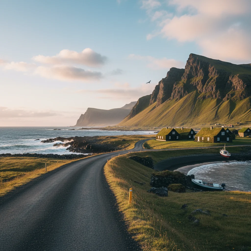 Küstenlandschaft am Arctic Coast Way in Nordisland
