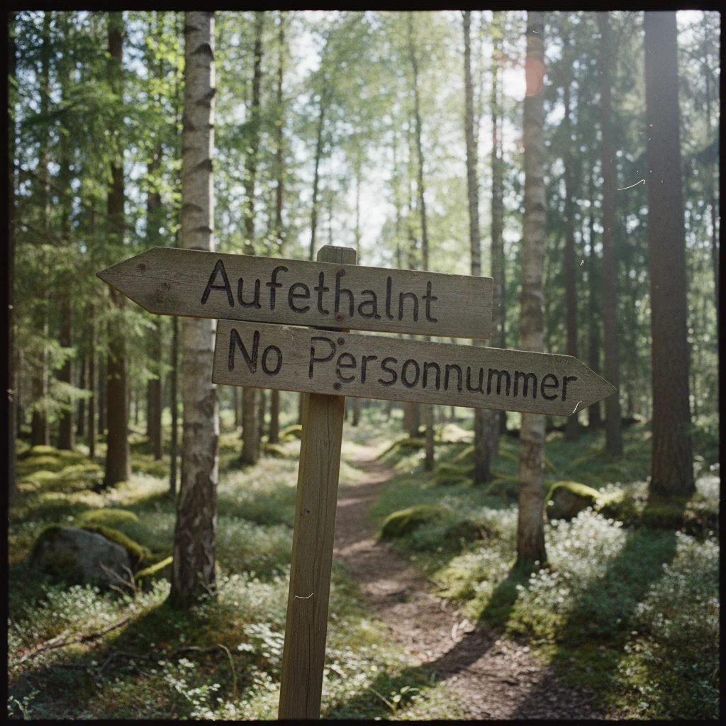 Norwegische Personnummer auf einem offiziellen Dokument