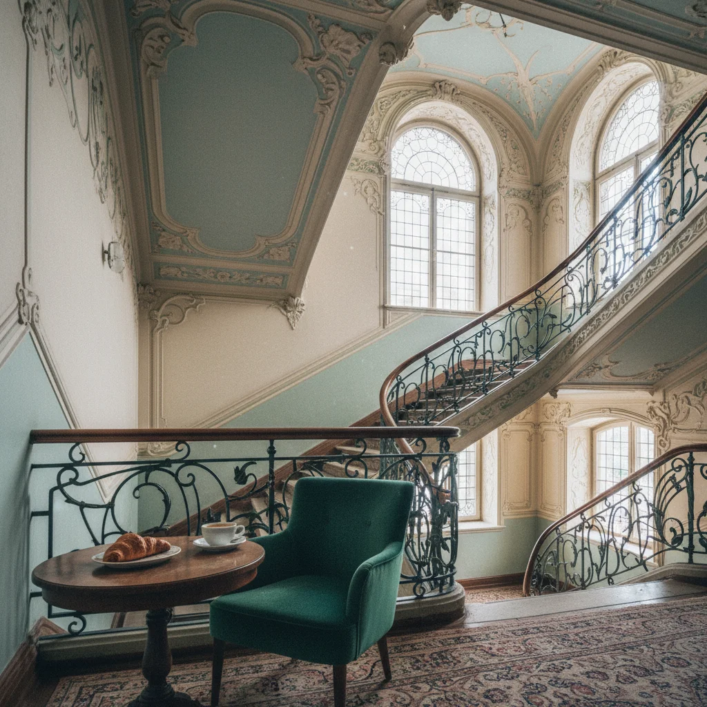 Boutique-Hotel in einem historischen Jugendstilgebäude im Baltikum