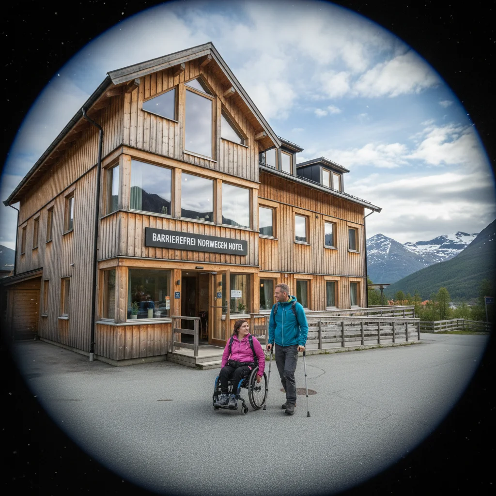 Barrierefreies Hotelzimmer in Norwegen