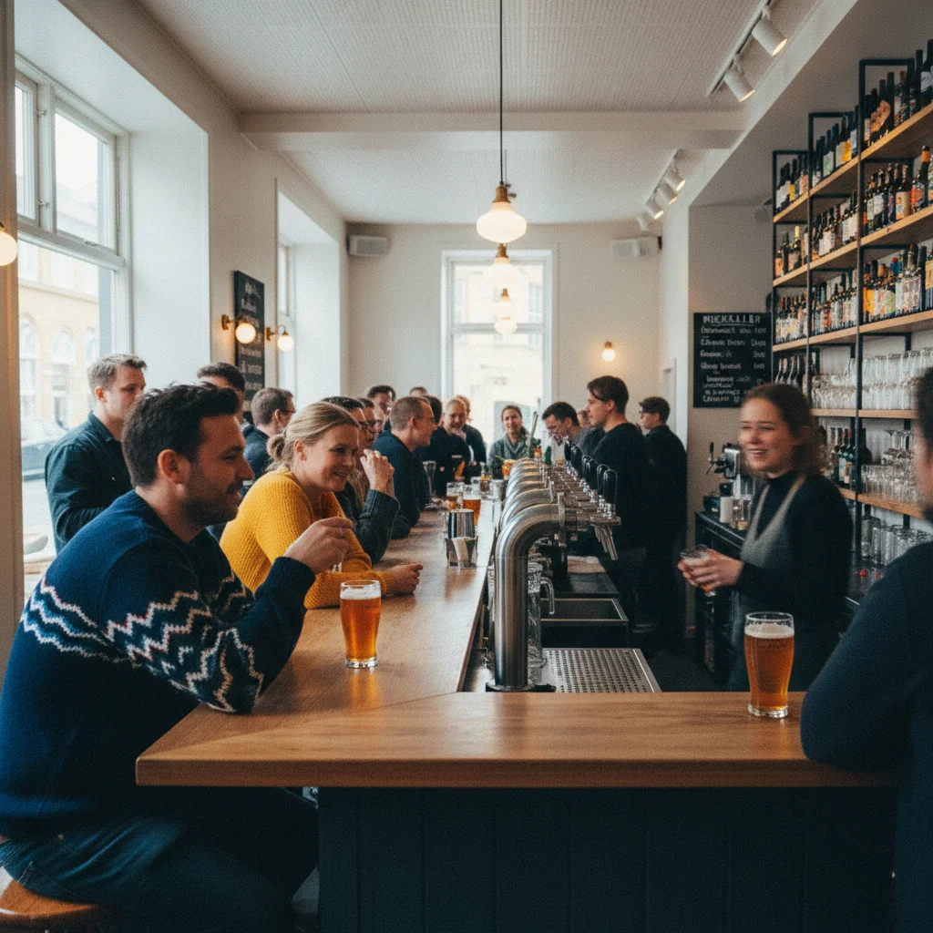 Mikkeller Bar in Kopenhagen mit bunter Bierauswahl