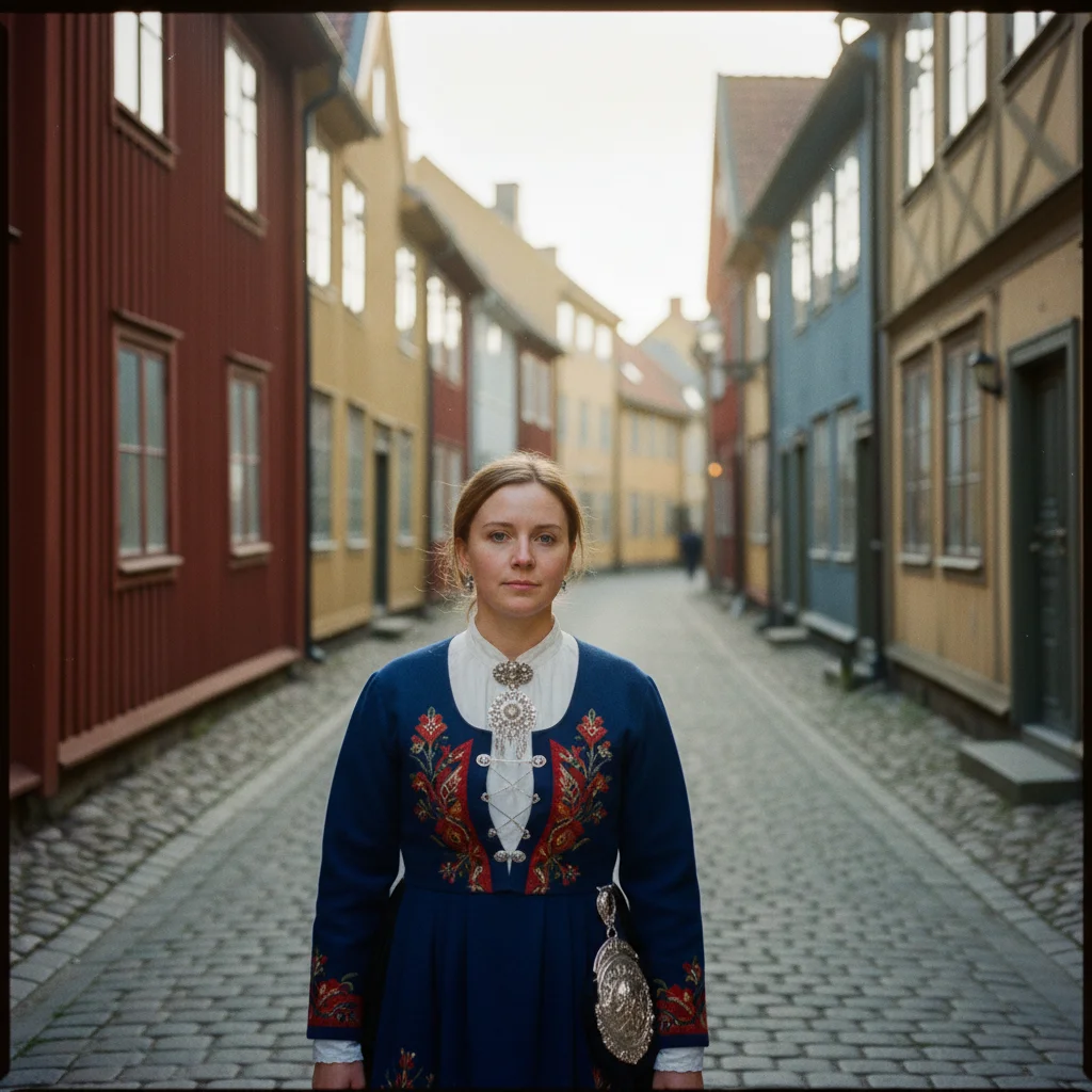 Sølje-Broschen aus Silber, der traditionelle Bunad-Schmuck