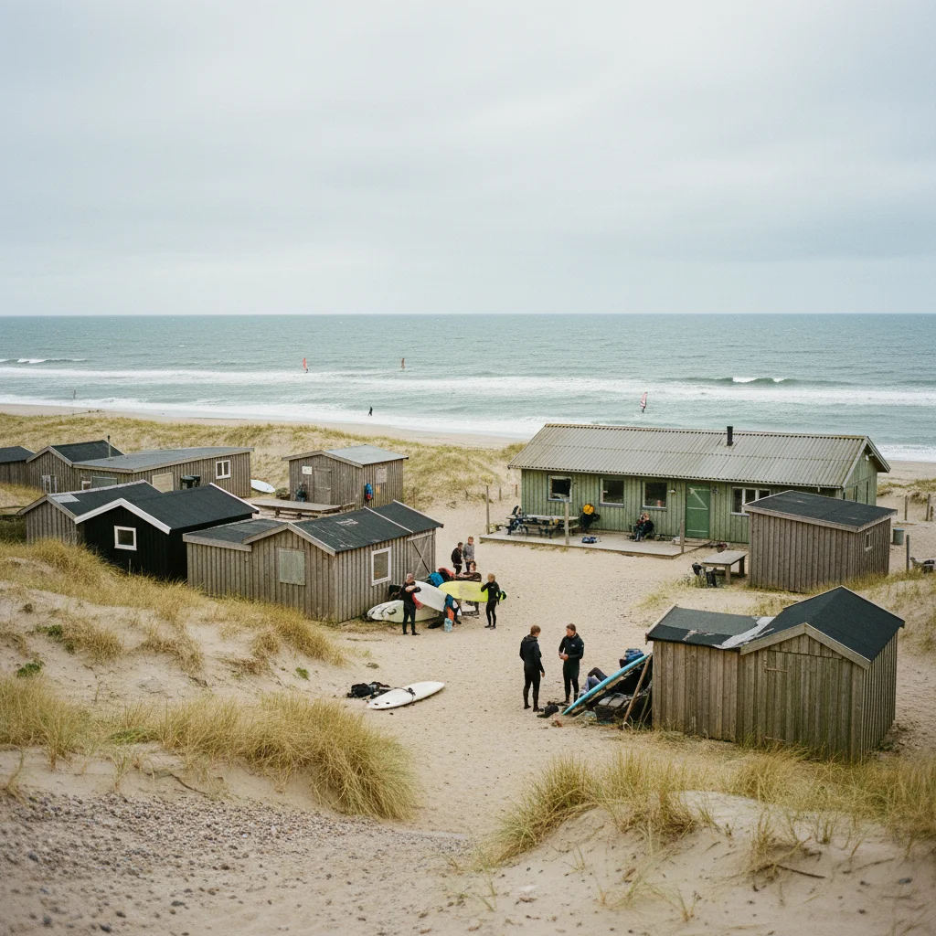 Das Surfdorf Klitmøller an der dänischen Nordseeküste