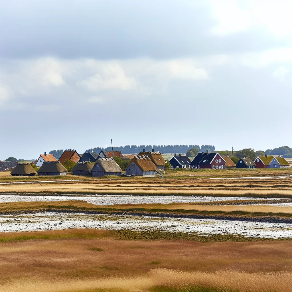 Salzwiesen und Naturlandschaft auf der Insel Læsø
