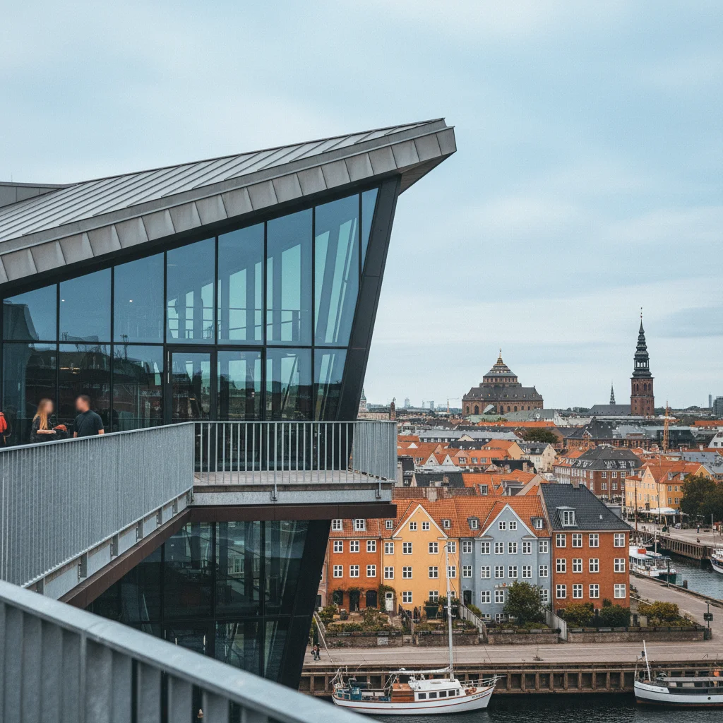 Danhostel in Kopenhagen mit Blick auf die Stadt
