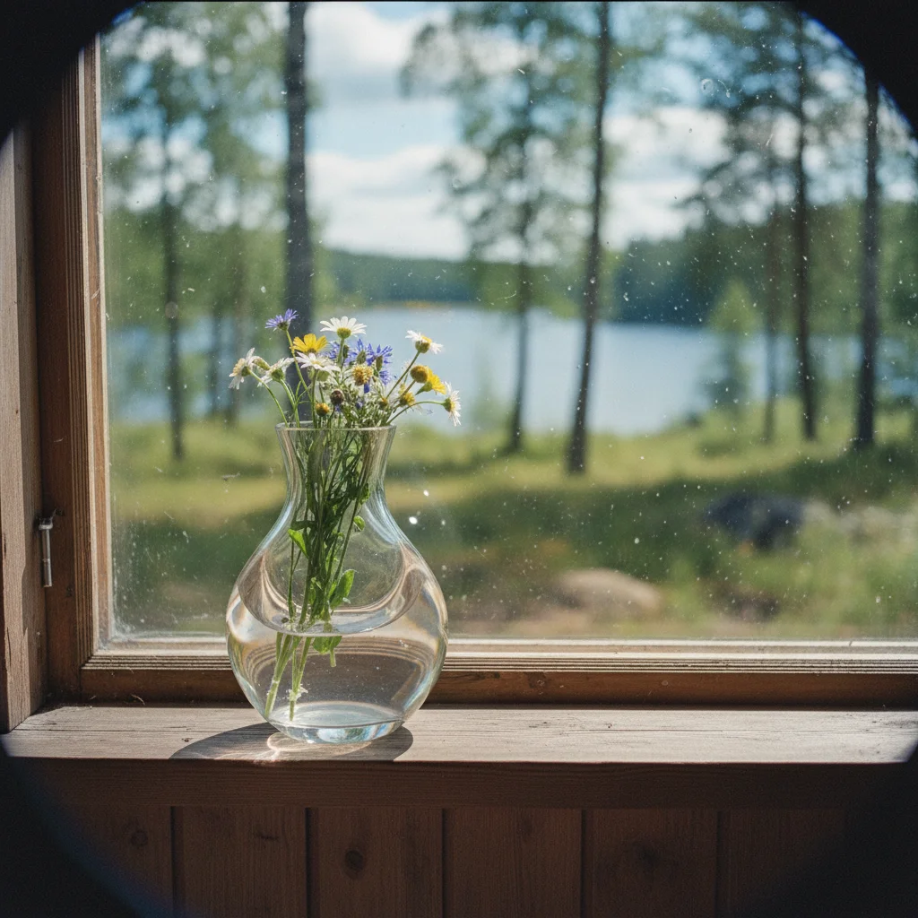 Die berühmte Aalto-Vase von Iittala in verschiedenen Farben