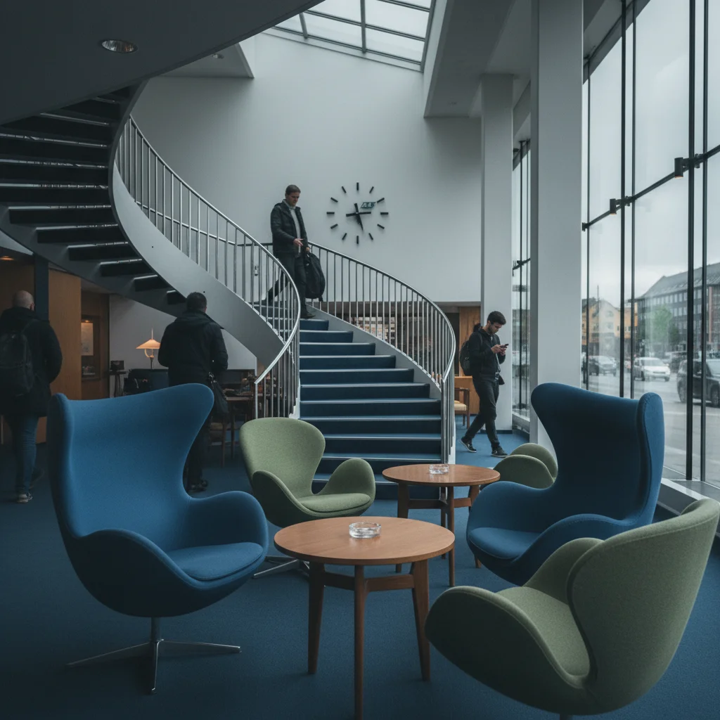 SAS Royal Hotel Kopenhagen mit originalem Jacobsen-Interieur