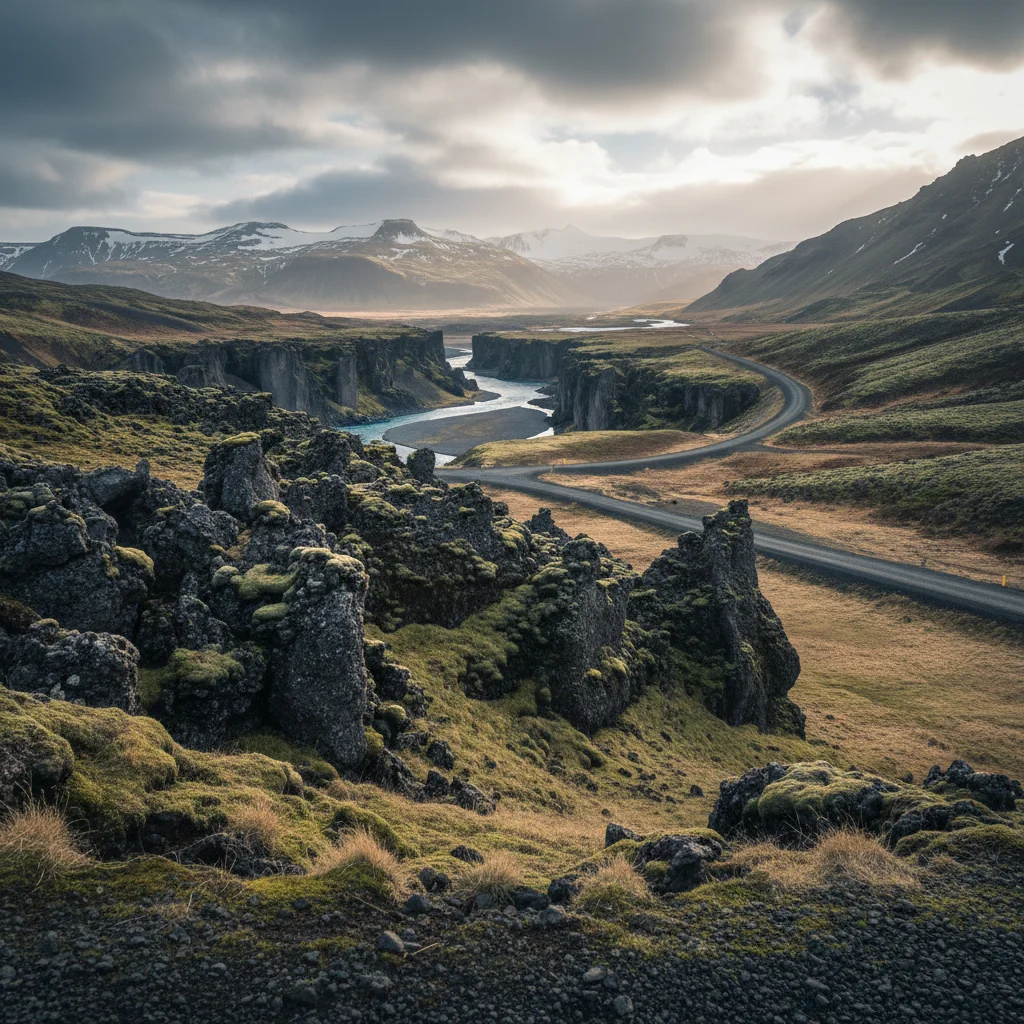 Landschaft entlang der Diamond Circle Route in Nordisland