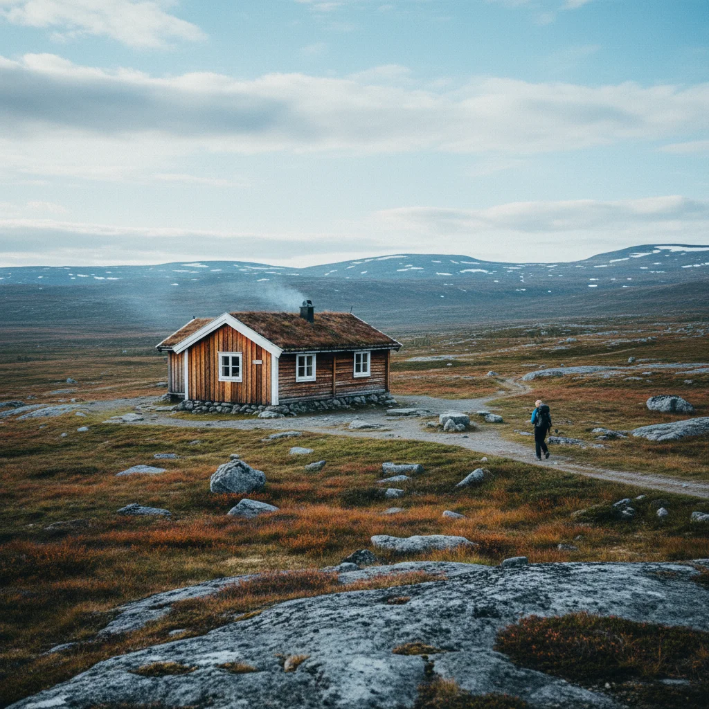DNT-Huette im norwegischen Fjell
