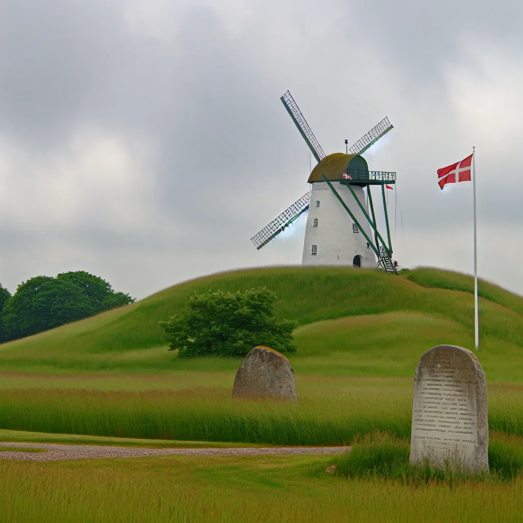 Düppeler Mühle bei Sønderborg, Gedenkstätte der Schlacht von 1864