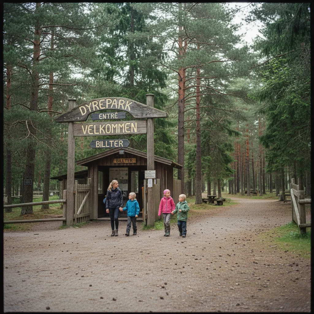 Eingangsbereich des Kristiansand Dyreparks
