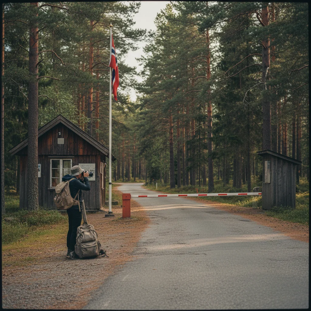 Grenzübergang zwischen Schweden und Norwegen