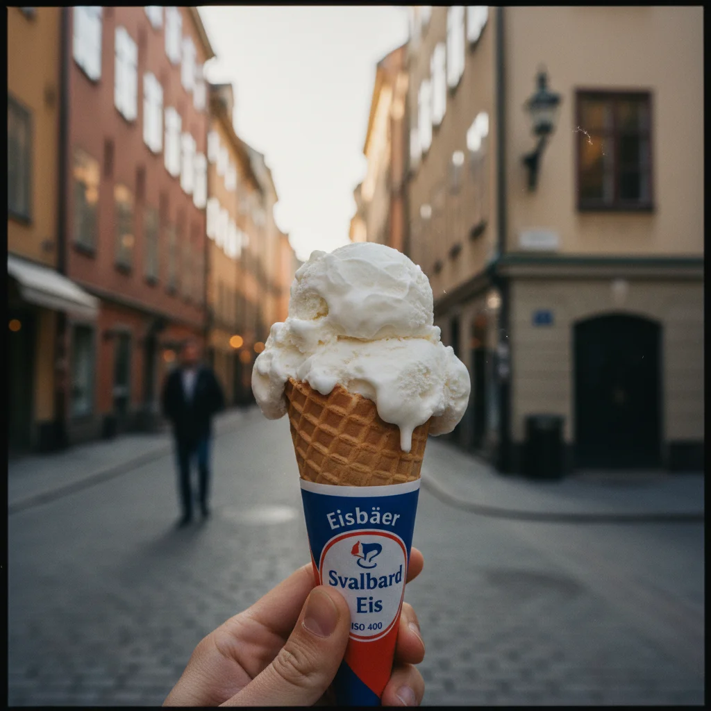 Eisbär auf einer Eisscholle vor der Küste Svalbards