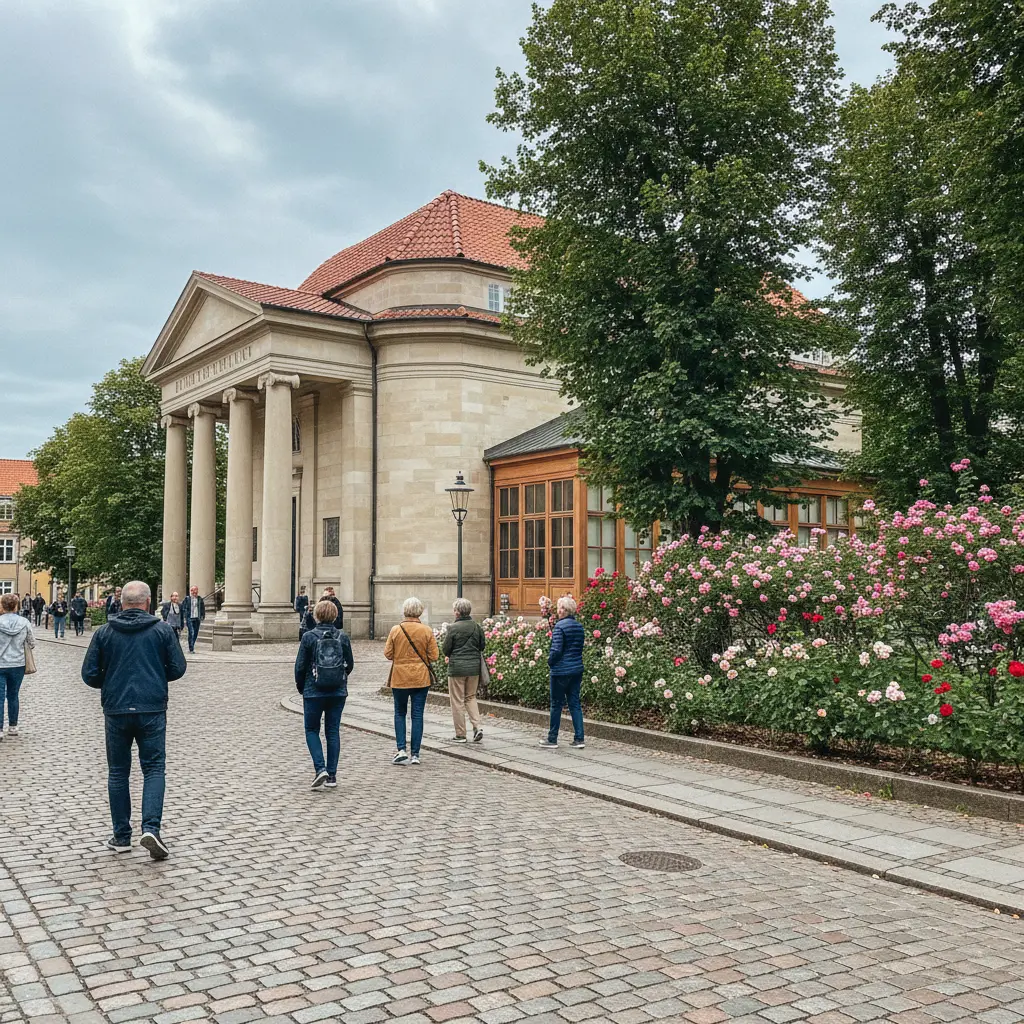 Das Faaborg Museum für Fünische Kunst mit seiner klassizistischen Fassade