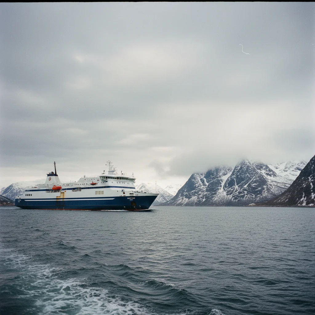 Fähre zwischen Bodø und Lofoten