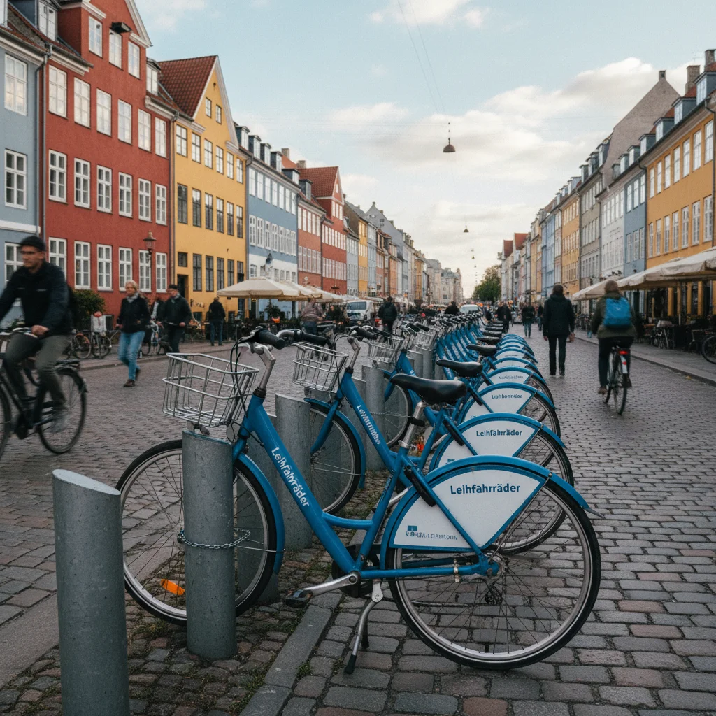 Leihfahrräder in Kopenhagen
