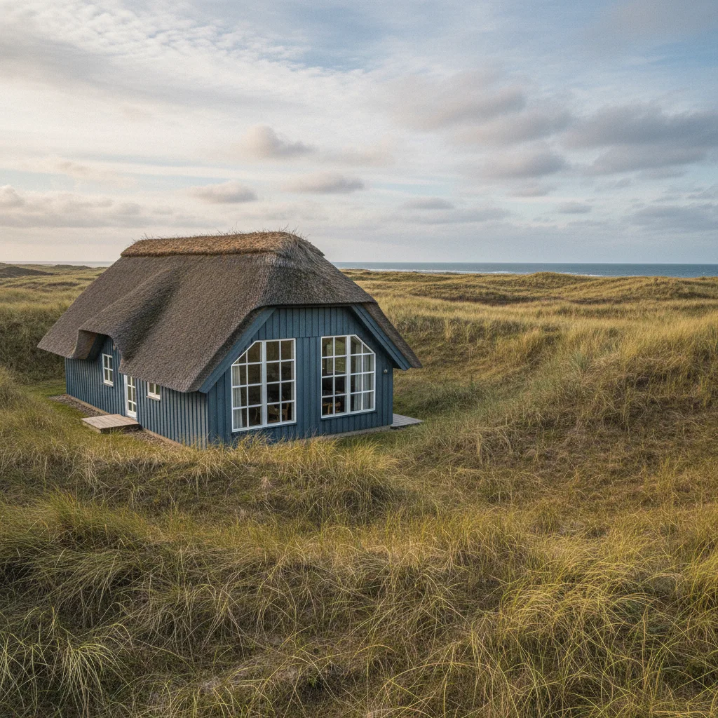 Gemütliches Ferienhaus in den Dünen an der Westküste Jütlands