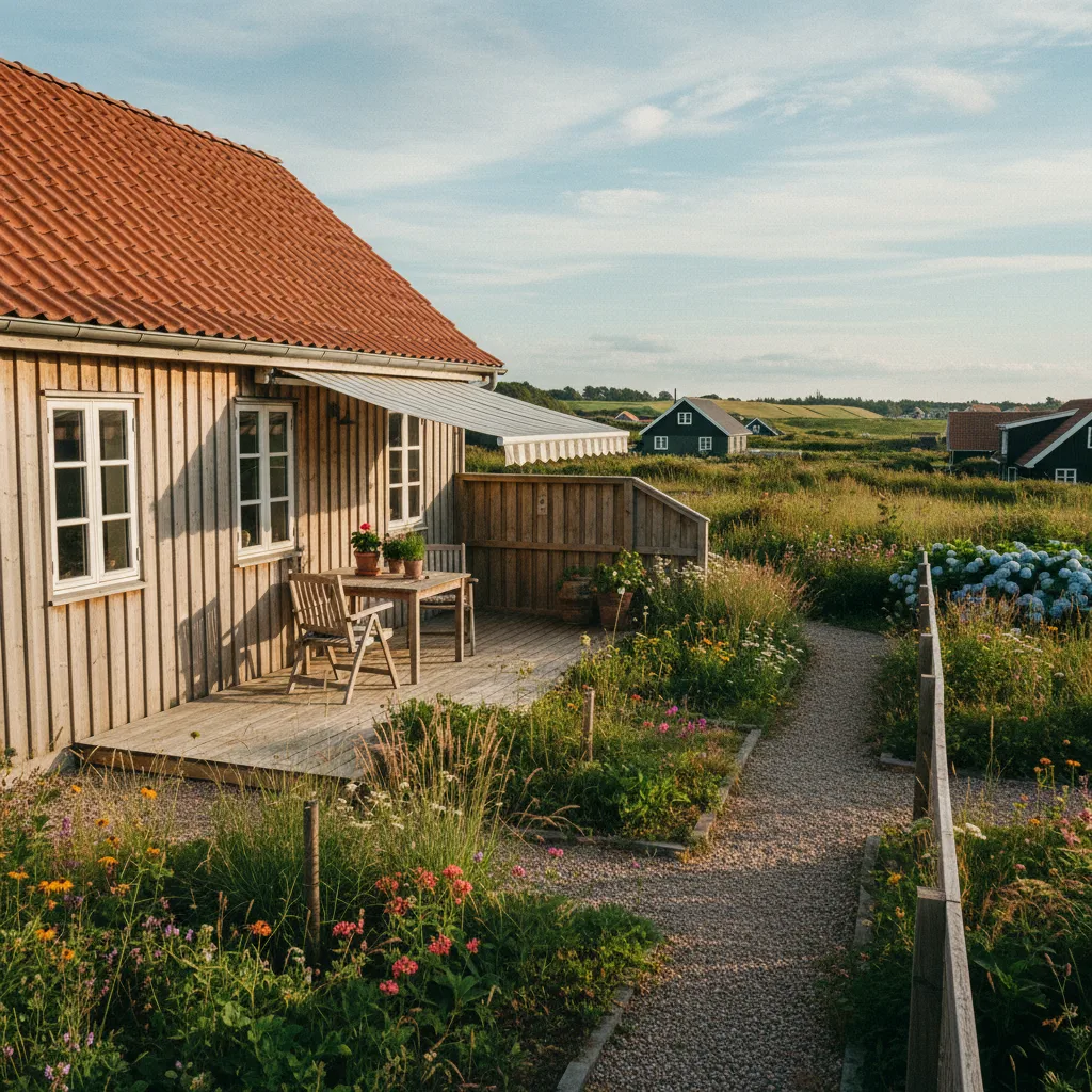 Gemütliches Ferienhaus in Dänemark mit Terrasse und Garten