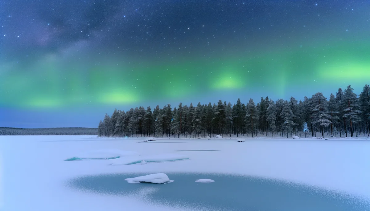 Nordlichter in Finnland