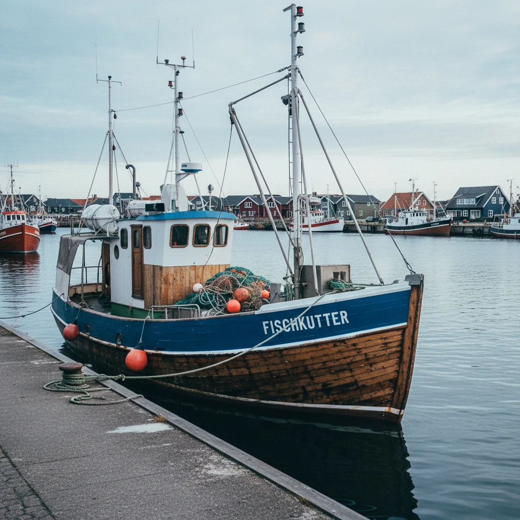 Fischkutter im Hafen von Thyborøn