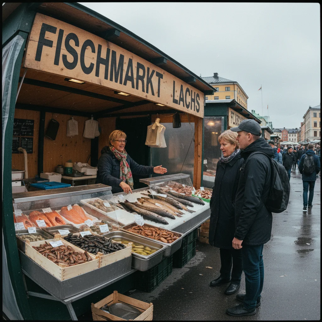 Frischer norwegischer Lachs auf Eis, geschnitten und als ganzes Filet