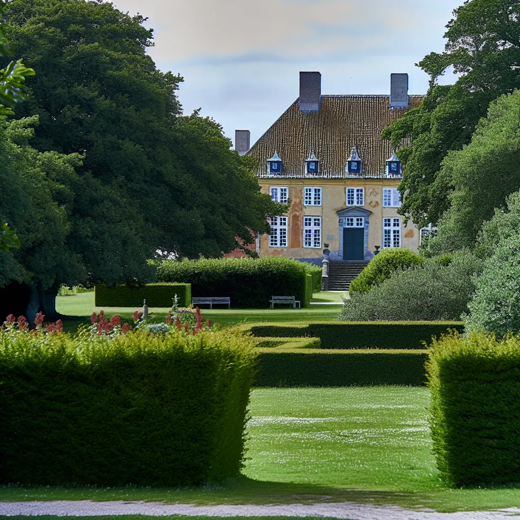 Bangsbo Museum in Frederikshavn mit historischem Gutshof