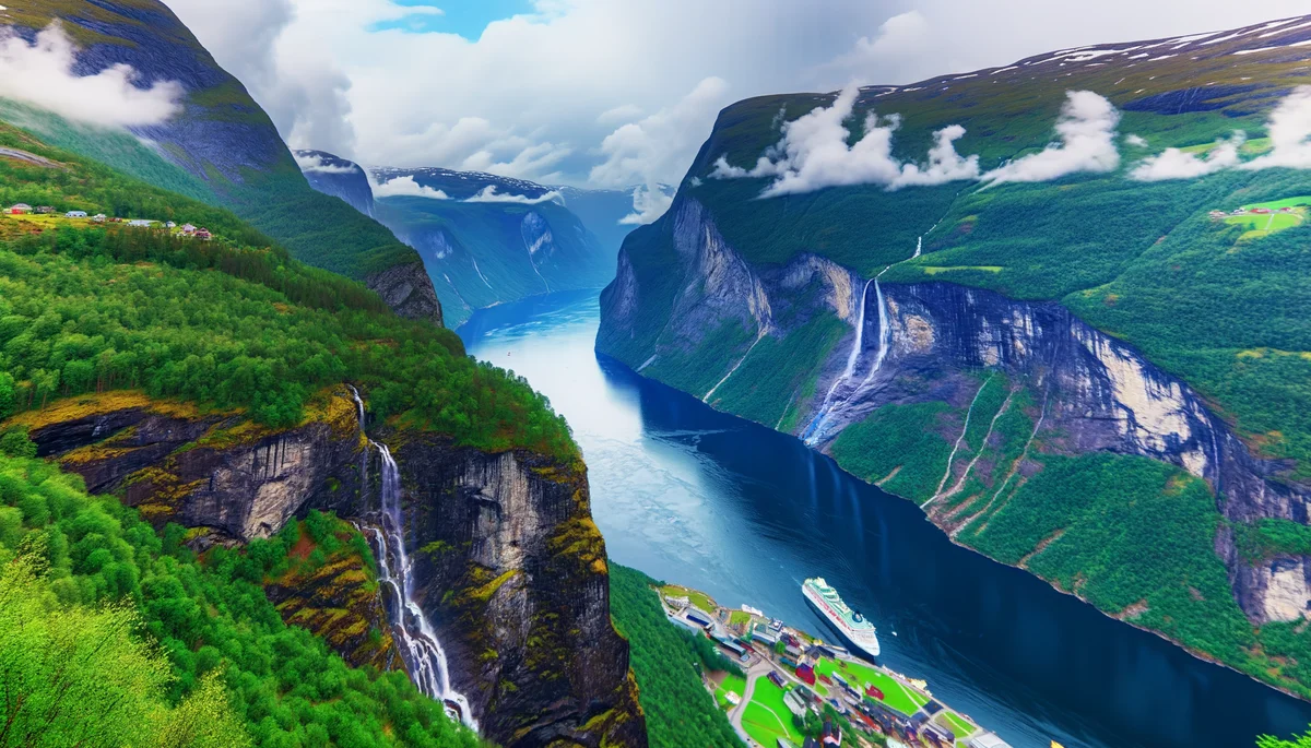 Geirangerfjord in Norwegen