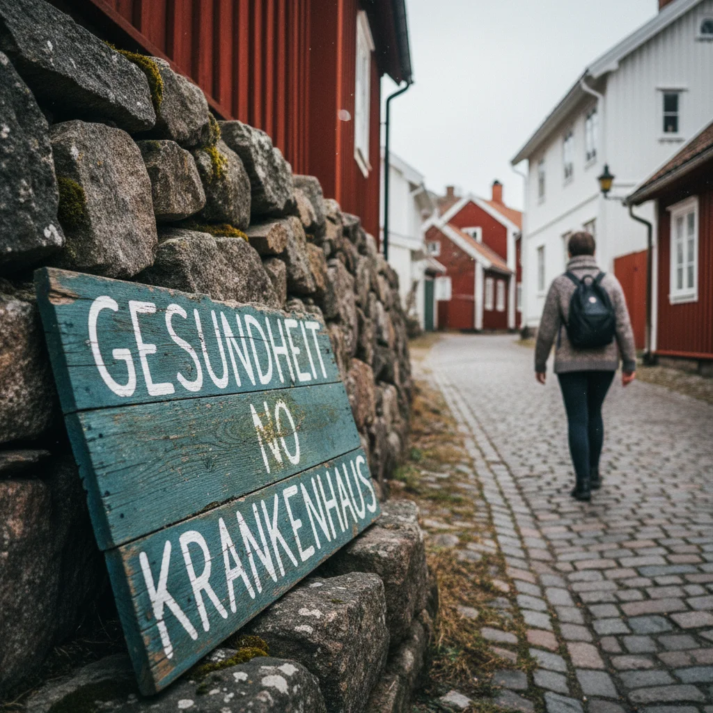 Norwegisches Krankenhaus mit moderner Architektur