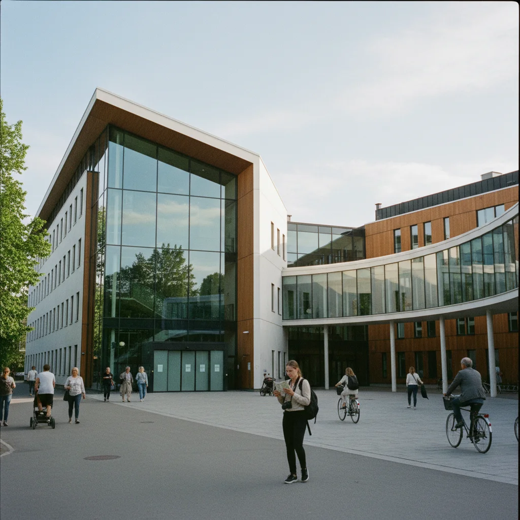 Modernes schwedisches Krankenhaus