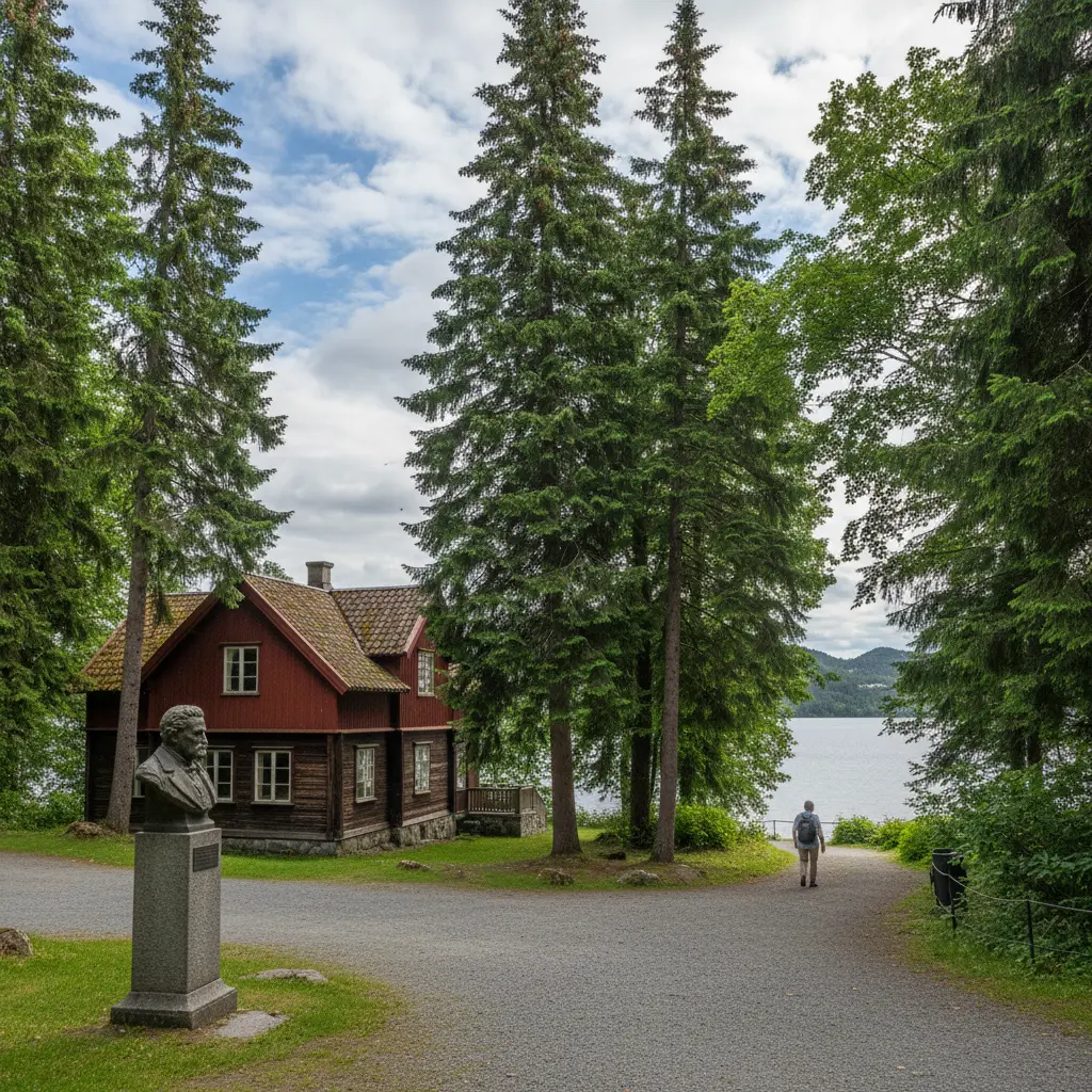 Troldhaugen, das Wohnhaus von Edvard Grieg bei Bergen