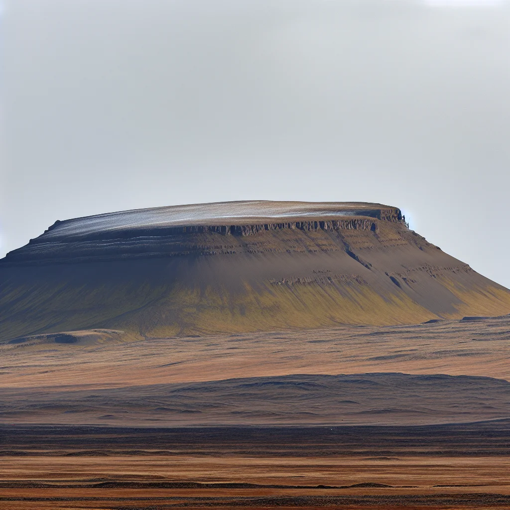 Herðubreið, der markante Tafelberg im isländischen Hochland