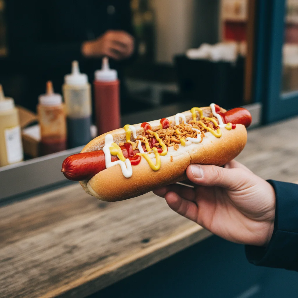 Rød Pølse, die typische rote dänische Wurst