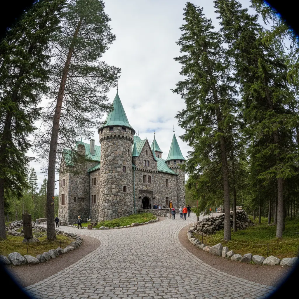 Das Maerchenschloss Eventyrslottet in Hunderfossen