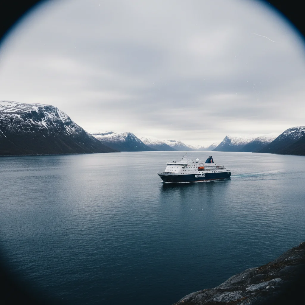 Blick vom Nordkap über das Eismeer