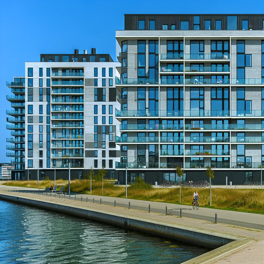 Moderne Neubauwohnungen in Aarhus am Wasser