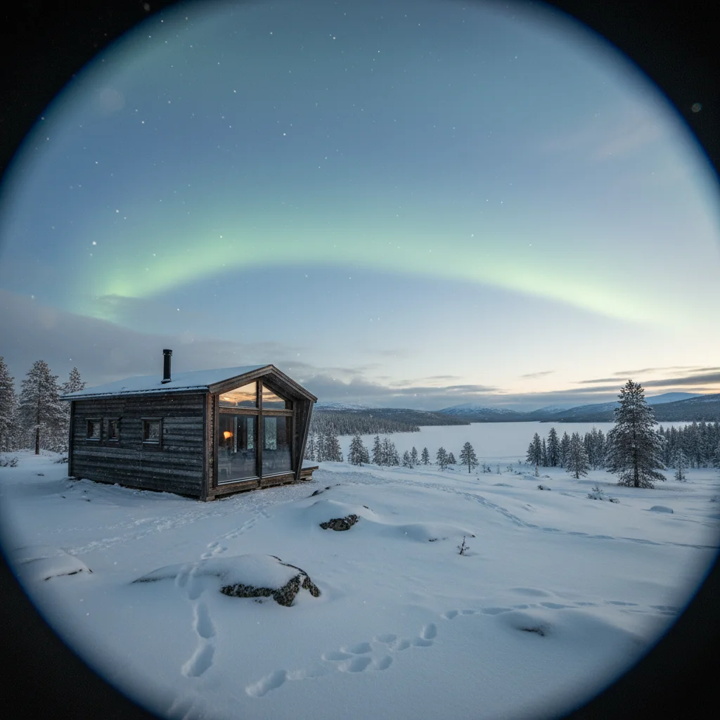 Nordlichter über dem Inarisee