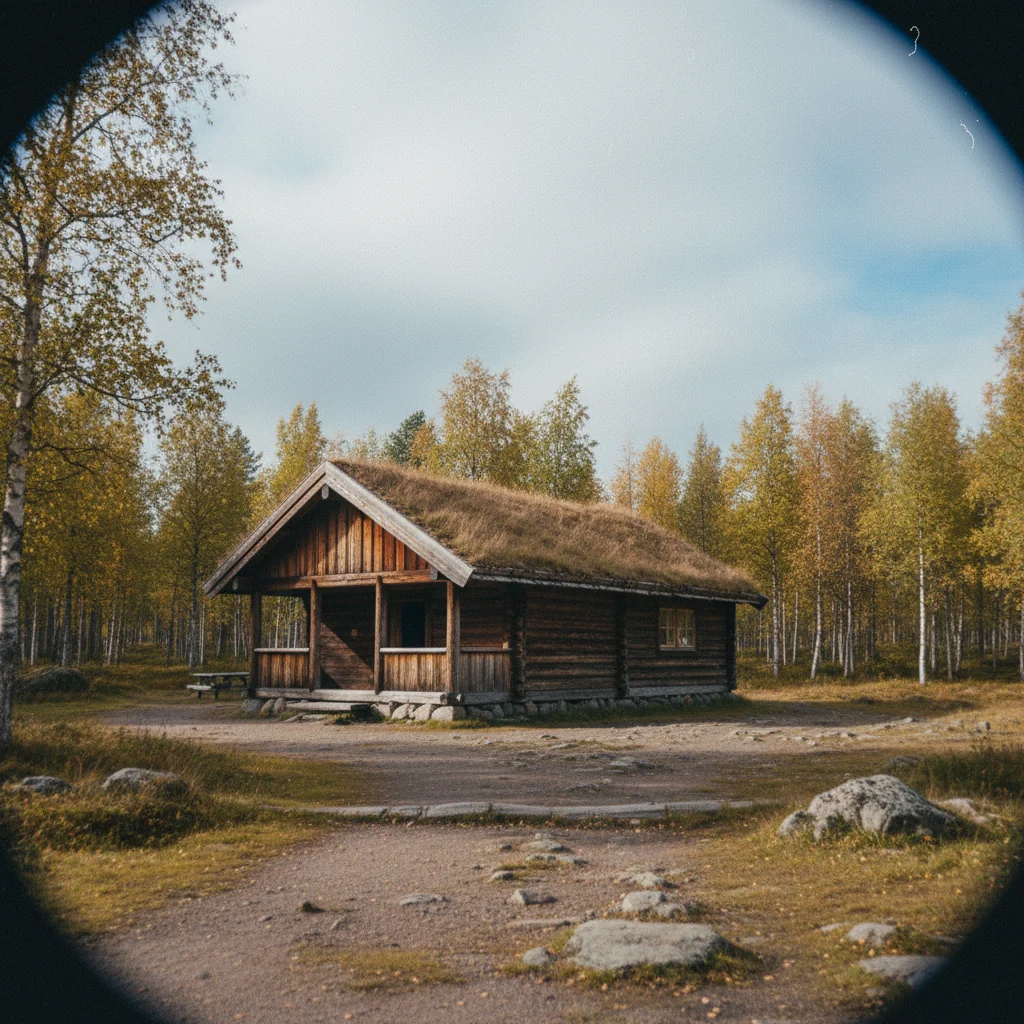 Samische Kultur in Inari mit traditioneller Tracht und Handwerk
