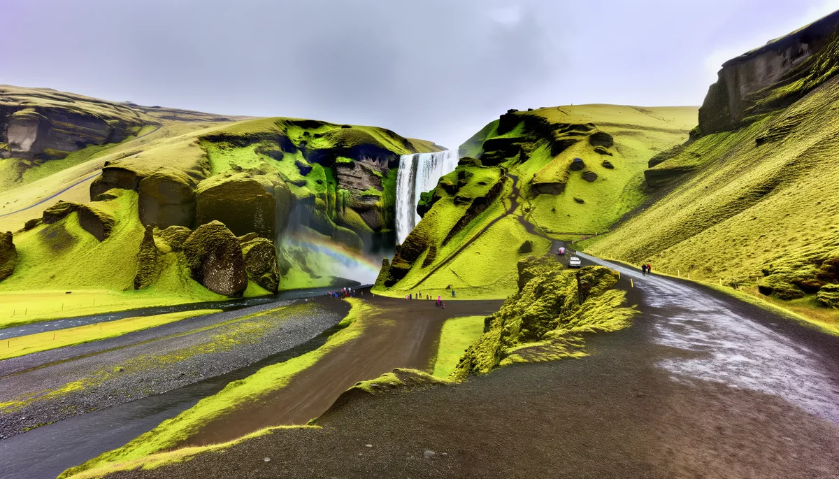 Skógafoss Wasserfall Island