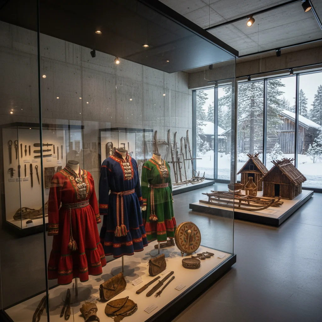 Das Ájtte Museum in Jokkmokk, das schwedische Fjäll- und Samenmuseum
