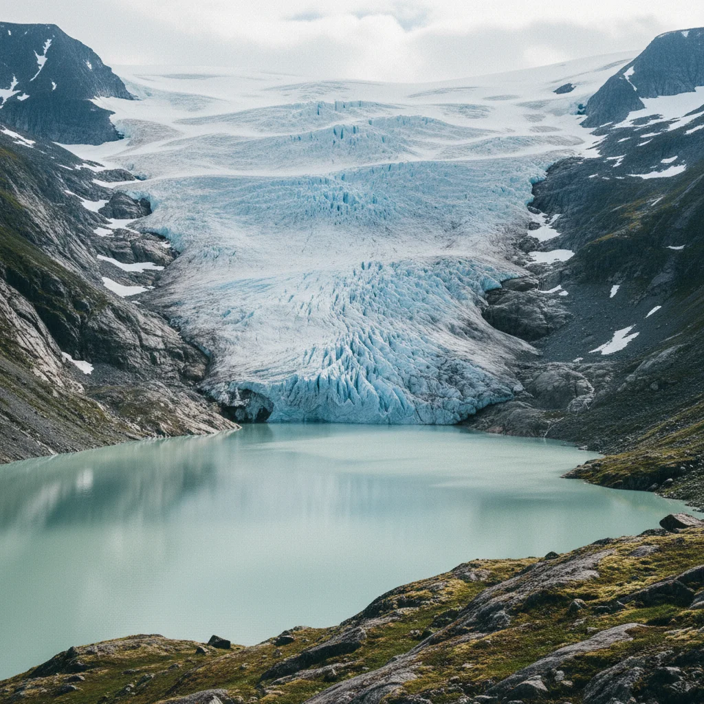Gletscher im Jotunheimen Nationalpark Norwegen