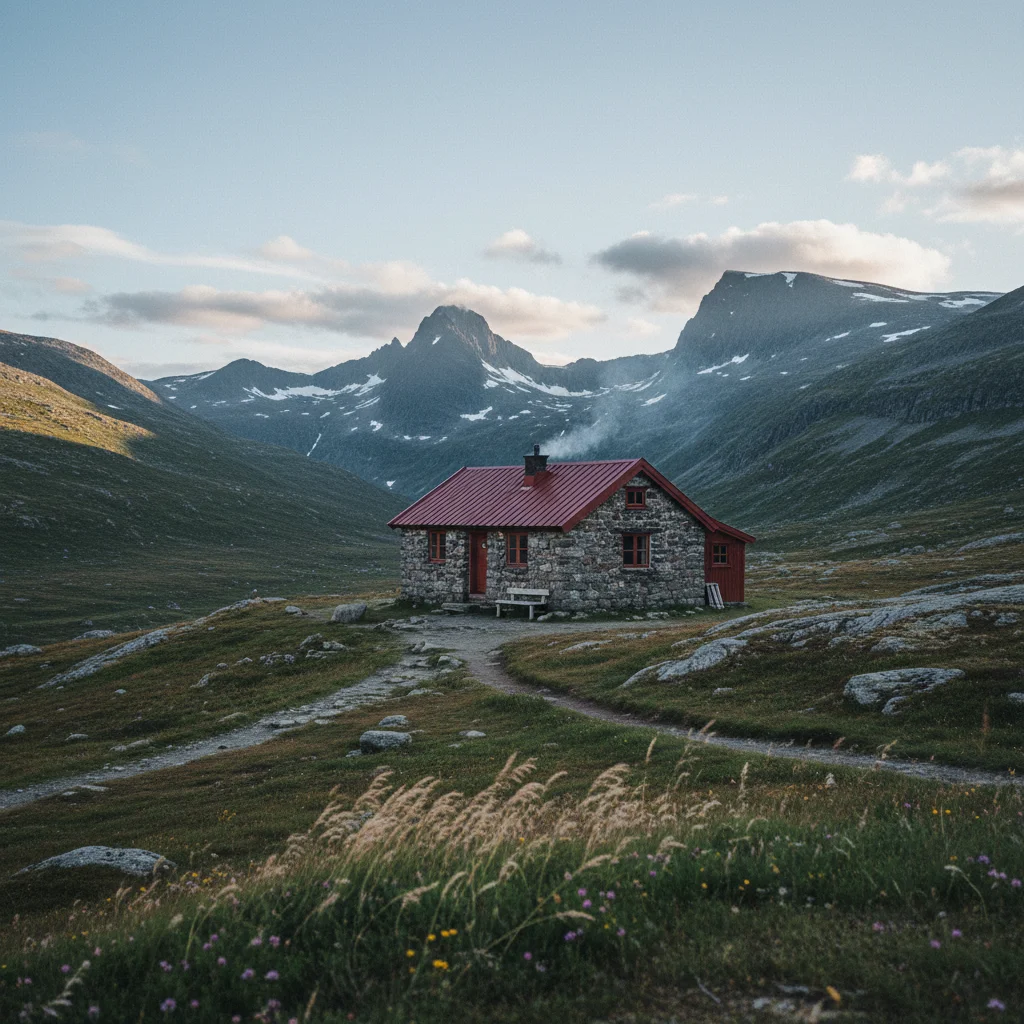 DNT-Berghütte im Jotunheimen Nationalpark