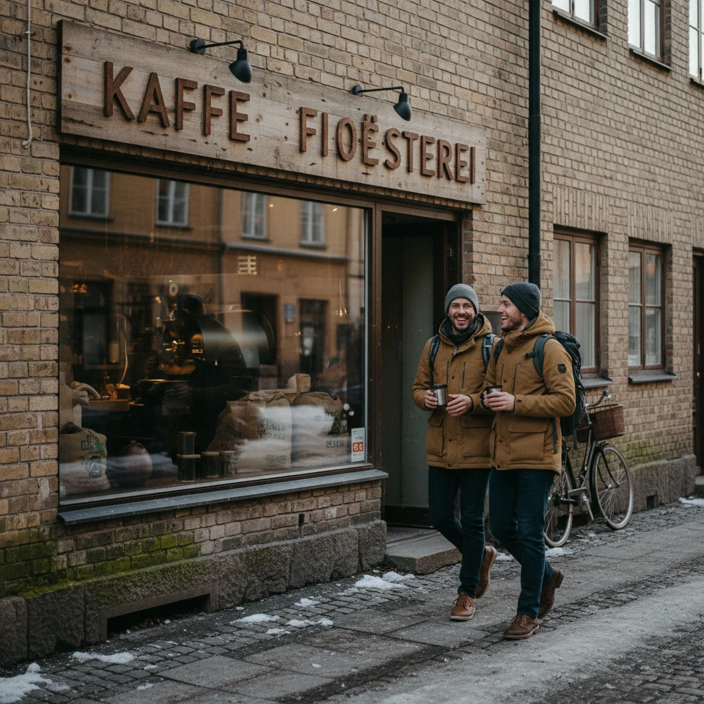 Specialty Coffee Rösterei in Helsinki mit Röstmaschine