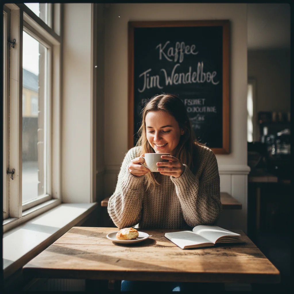 Specialty Coffee Café in Oslo mit minimalistischem Design und Kaffee-Equipment