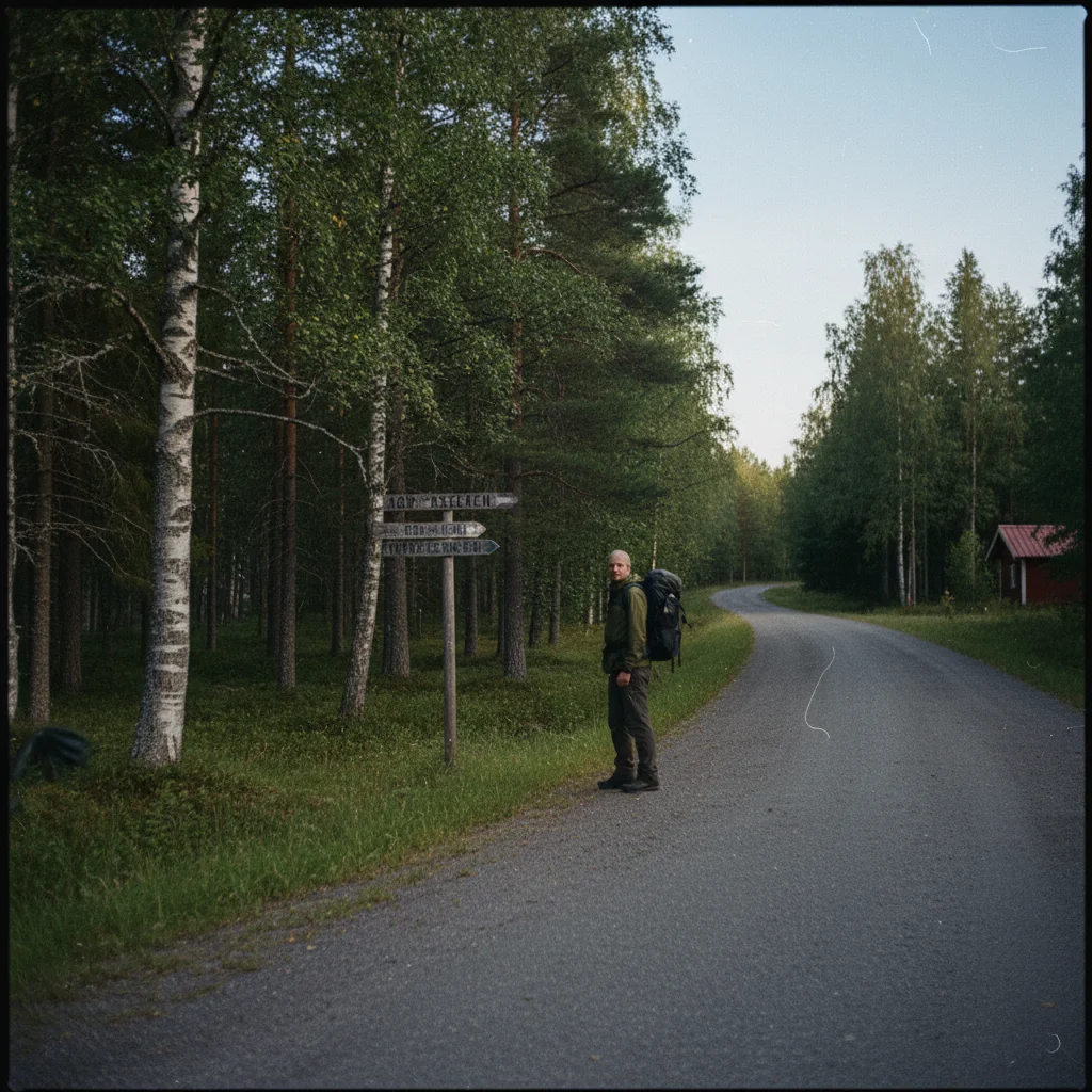 Grenzgebiet zwischen Finnland und Russland in Karelien