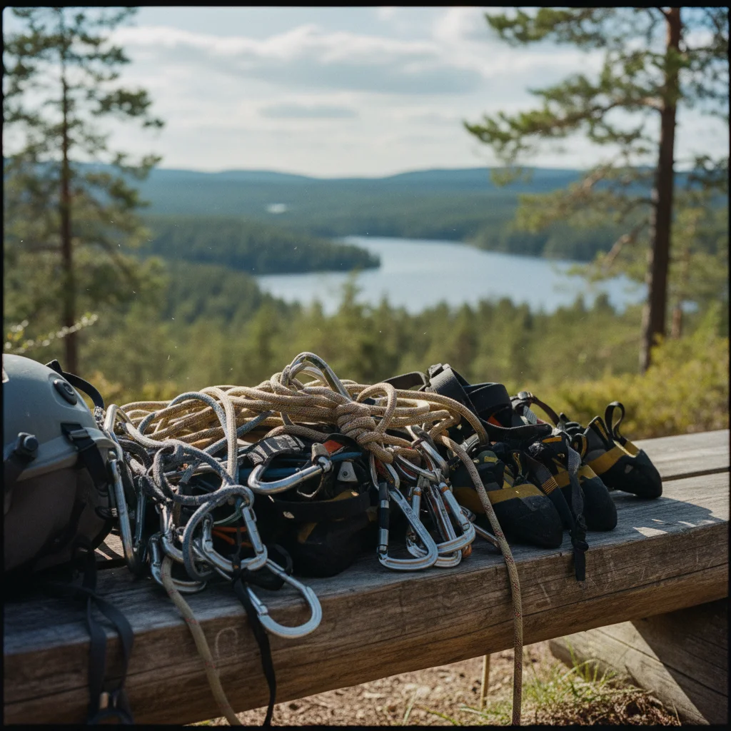 Kletterausruestung für Mehrseillangen in Norwegen